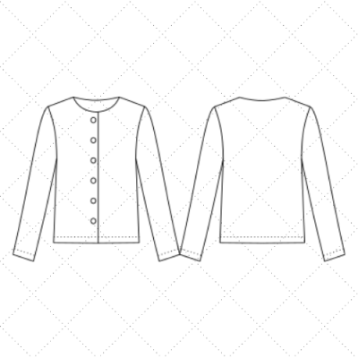 Patron couture, Veste courte MO